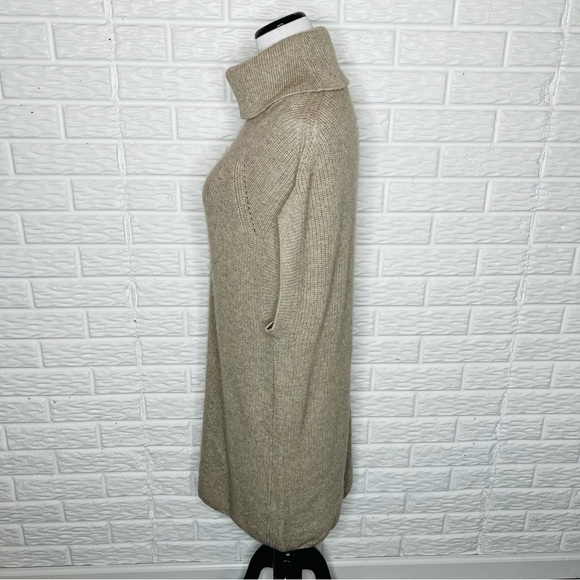 VINCE Cowl Neck Wool/Cashmere Sweater Dress Tunic Size M - Picture 6 of 9